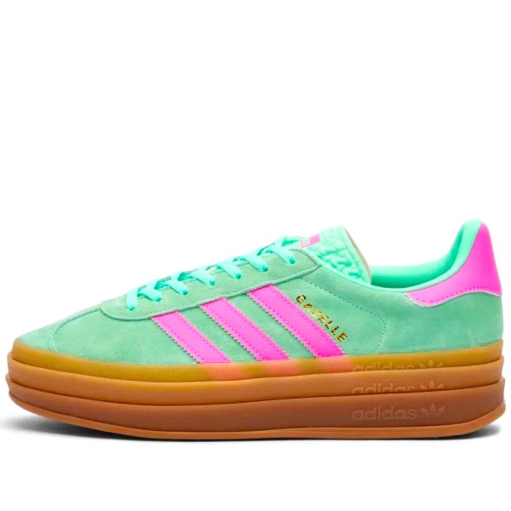 ADIDAS GAZELLE BOLD (Mint & Pink) Women’s Sneakers